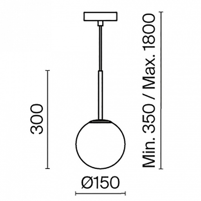 Подвесной светильник Maytoni Basic form MOD321PL-01W - 2