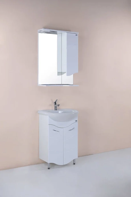 Зеркало-шкаф Onika Лайн 48 R с подсветкой, белый  204802 - 2