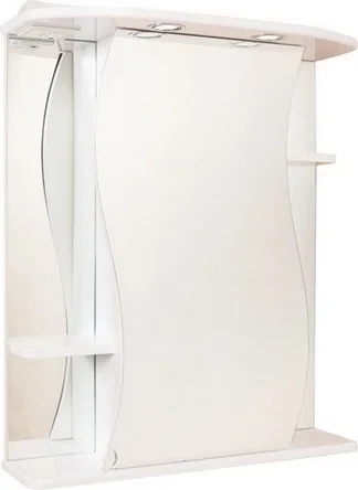 Зеркало-шкаф Onika Лилия 65 R с подсветкой, белый  206511 - 0