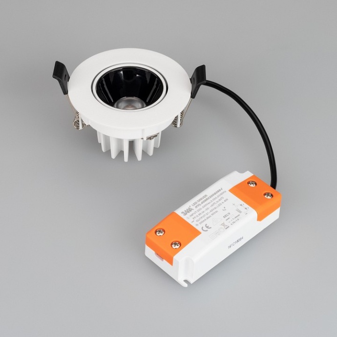 Встраиваемый светодиодный светильник Arlight MS-Forecast-Built-Turn-R82-8W Warm3000 035448 - 1