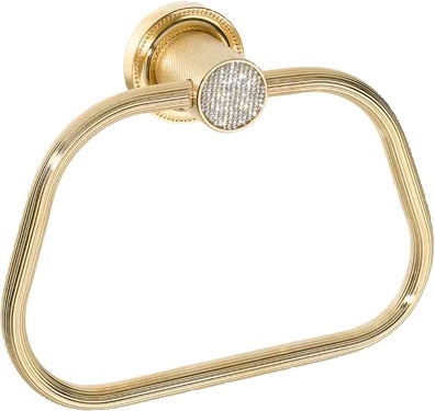 Полотенцедержатель Boheme Royal Cristal Gold кольцо 10925-G - 0