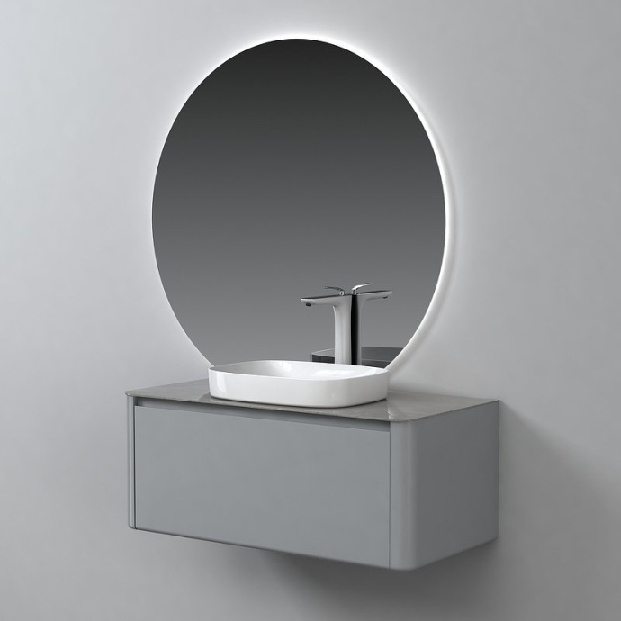 Зеркало Black&White Universell 100 с подсветкой 915.1000MR - 1
