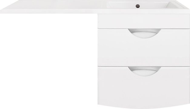 Мебель для ванной Style Line Жасмин-2 60 Люкс Plus, белая, для стиральной машины - 2