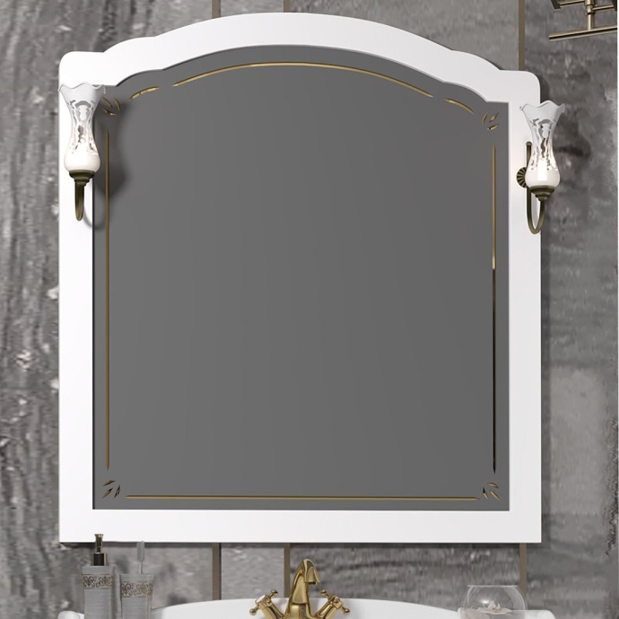 Мебель для ванной Opadiris Лоренцо 100 белая матовая - 5