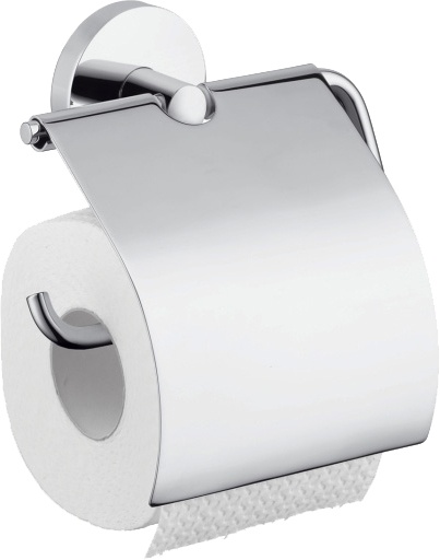 Держатель туалетной бумаги Hansgrohe Logis с крышкой 40523000 - 0