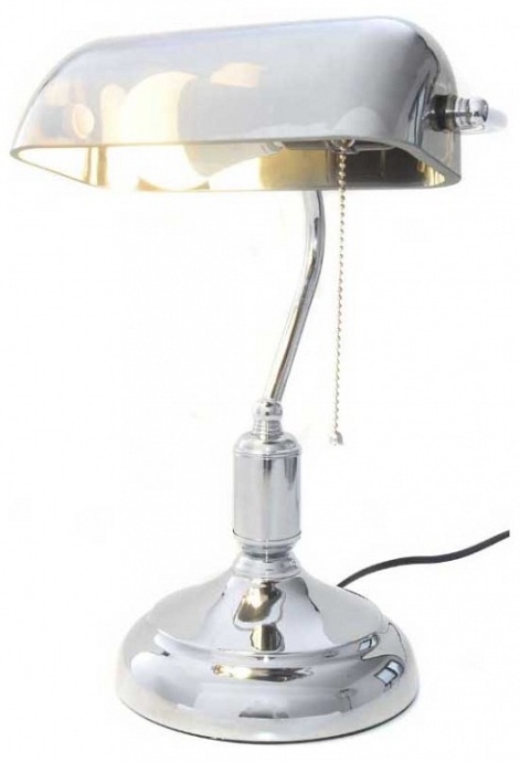 Настольная лампа декоративная LUMINA DECO Banker LDT 305 CHR - 1