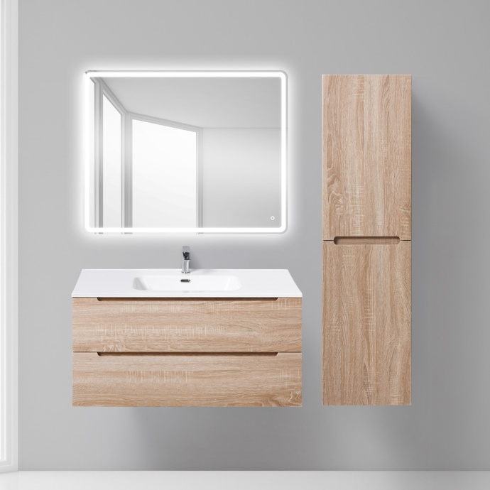 Мебель для ванной BelBagno Etna 100 rovere bianco - 0