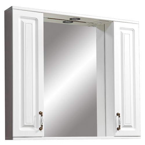 Зеркало-шкаф Stella Polar Кармела 85 с подсветкой белый SP-00001143 - 0