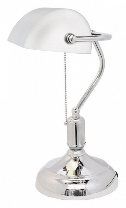 Настольная лампа декоративная LUMINA DECO Banker LDT 305 WT+CHR - 1
