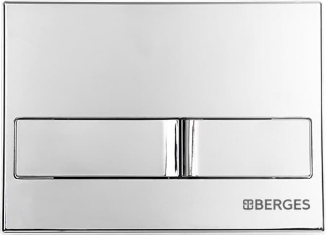 Комплект Berges Wasserhaus Novum 043216 кнопка хром глянцевый - 4