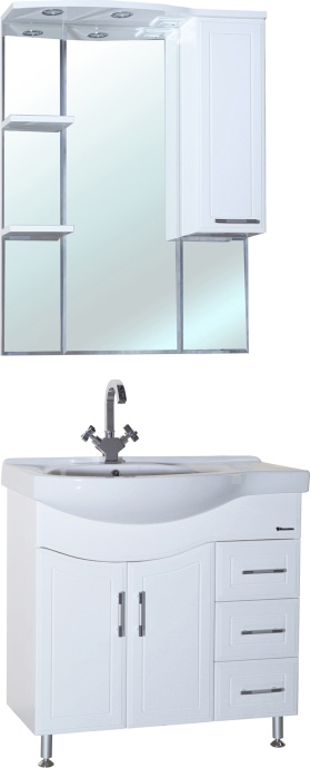 Мебель для ванной Bellezza Коралл 85 R - 0