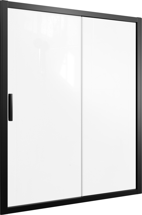 Душевая дверь в нишу STWORKI Стокгольм DE019D2150200 150 см профиль черный матовый 3GW209TTKK000 - 4