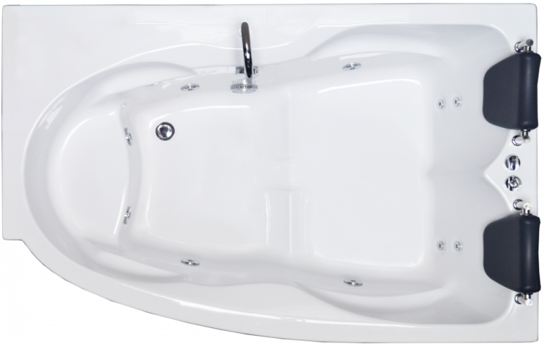 Акриловая ванна Royal Bath Shakespeare 170х110 правая белая RB652100K-R - 1