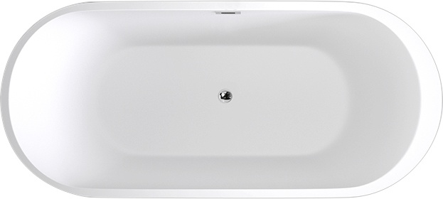 Акриловая ванна Black&White Swan SB105 black 105SBBL - 0