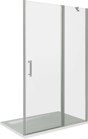 Душевая дверь в нишу Good Door Mokka WTW-120-C-WE 120 см  c магнитным профилем - 2