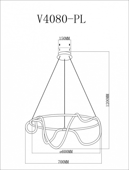 Подвесной светильник Moderli TRUE V4080-PL - 1