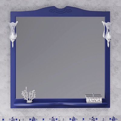 Зеркало Opadiris Валери 105 синее 00-00006533 - 0