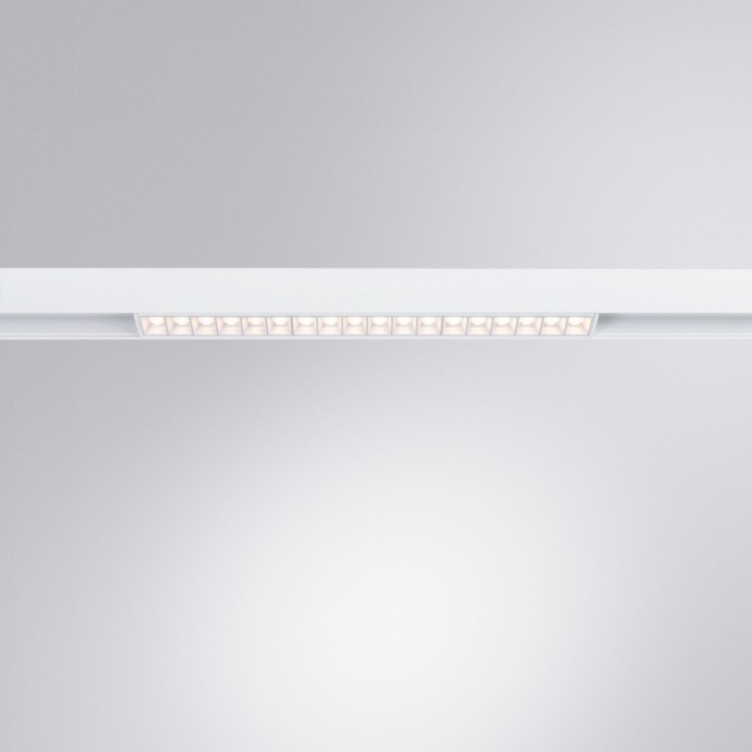 Трековый светодиодный светильник Arte Lamp Linea A4645PL-1WH - 1