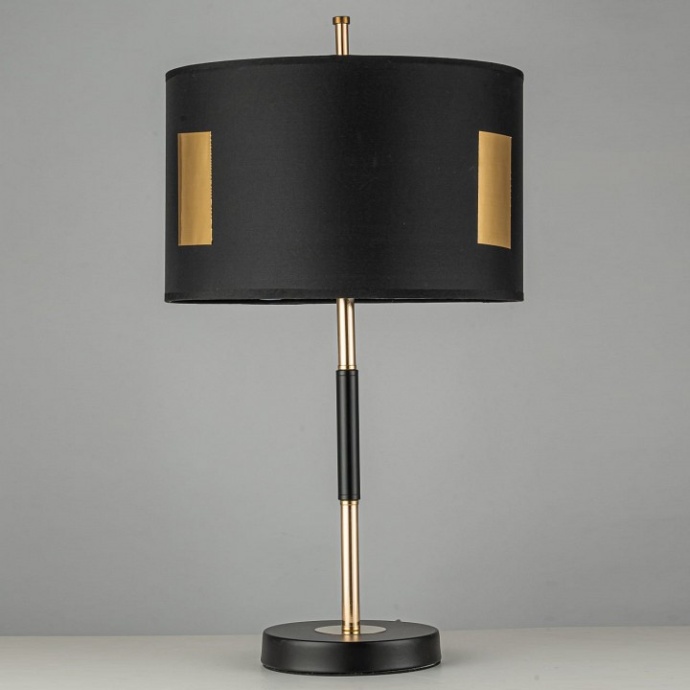 Настольная лампа декоративная Arti Lampadari Oggebio Oggebio E 4.1.T2 BKG - 0