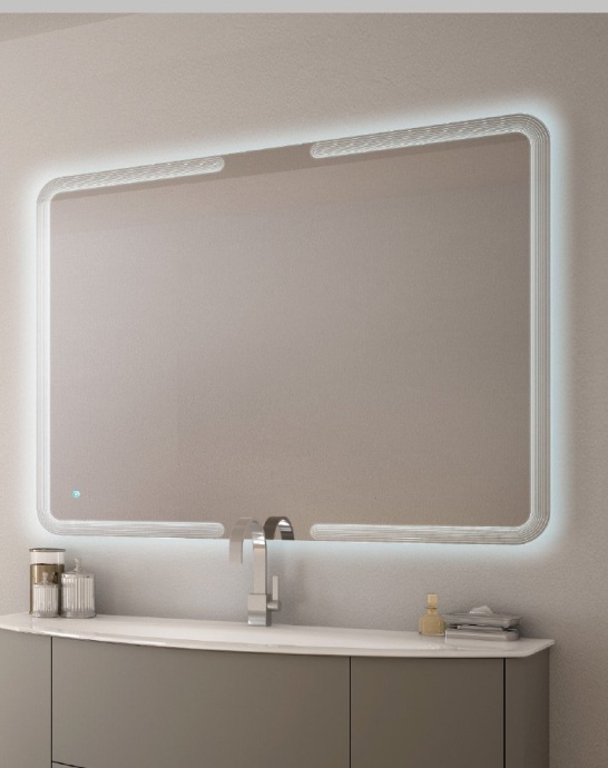 Зеркало Cezares 40312 c LED-подсветкой touch system 90х120 - 0