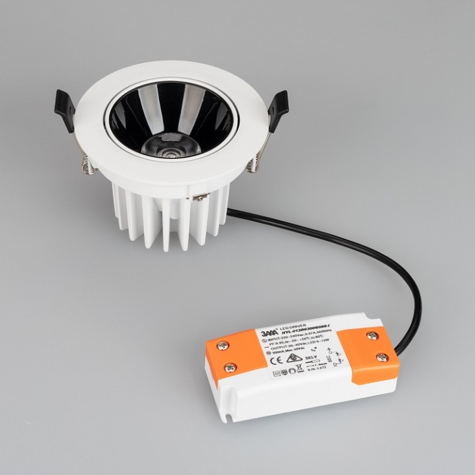 Встраиваемый светодиодный светильник Arlight MS-Forecast-Built-Turn-R102-12W Day4000 033659 - 4