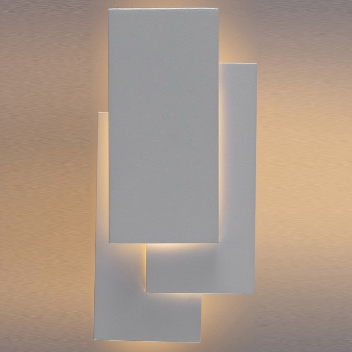 Настенный светодиодный светильник Arte Lamp Trio A1718AP-1WH - 0
