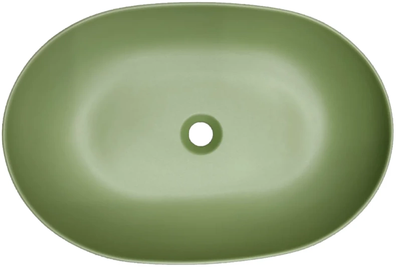 Раковина накладная Kerasan Nolita 60 зеленый матовый  534311 - 0