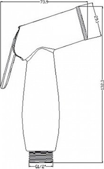 Смеситель Swedbe Ares 1960 для раковины с гигиеническим душем - 2