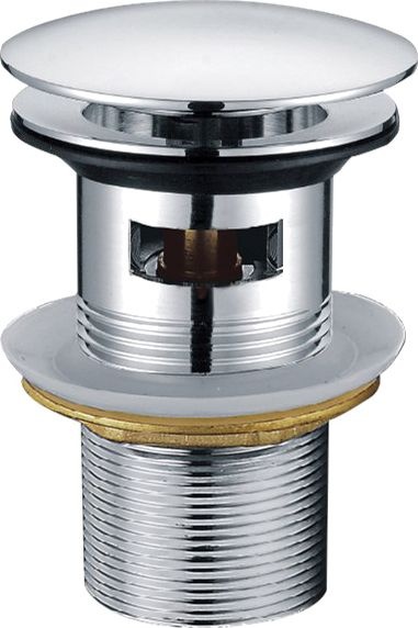 Донный клапан для раковины Creavit SF031 с переливом, хром - 0