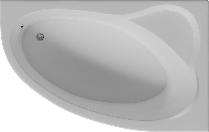 Акриловая ванна Акватек Фиджи 170x110 правая, с вклееным каркасом FID170-0000005 - 0