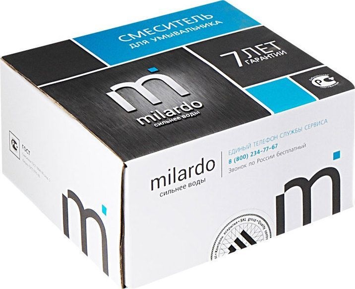 Смеситель Milardo Enisey ENISB00M01 для раковины - 4