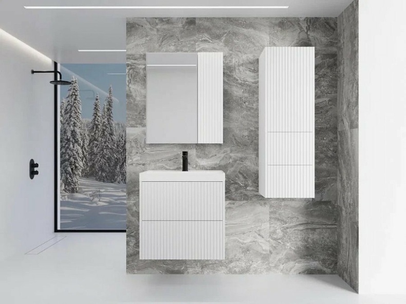 Зеркало-шкаф Style Line Стокгольм 60 белый ЛС-00002318 - 3