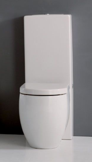 Kerasan Flo Унитаз приставной 52см, слив в стену, в комплекте с крепежом WB5N, цвет белый 311601 - 5