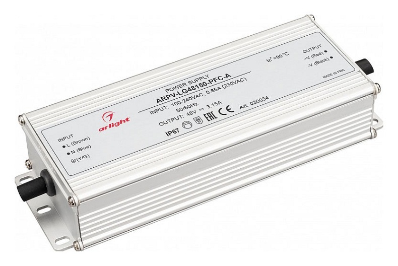 Блок питания Arlight ARPV-LG48150-PFC-A 48V 150W IP67 3,15A 030034 - 0