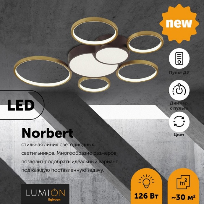 Потолочный светодиодный светильник Lumion Ledio Norbert 5256/99CL - 2