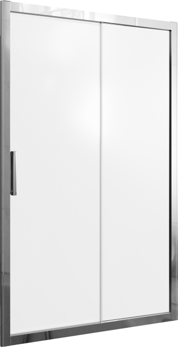 Душевая дверь в нишу STWORKI Стокгольм DE019D2110200 110 см профиль хром глянец, стекло матовое 3GW233TTKK000 - 4