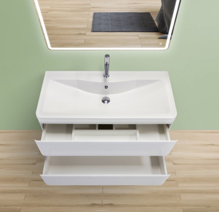 Мебель для ванной BelBagno Albano 80 подвесная, rovere rustico - 2