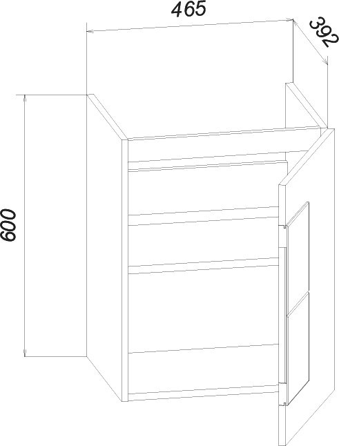 Мебель для ванной Бриклаер Фостер 50 дуб золотой, антрацит - 11
