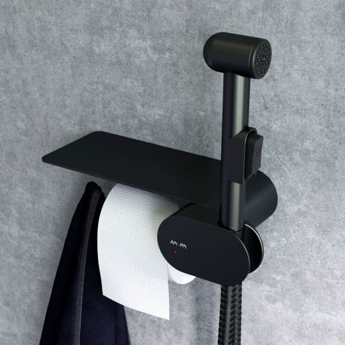 Гигиенический душ AM.PM Like со смесителем, черный F0202622 - 1
