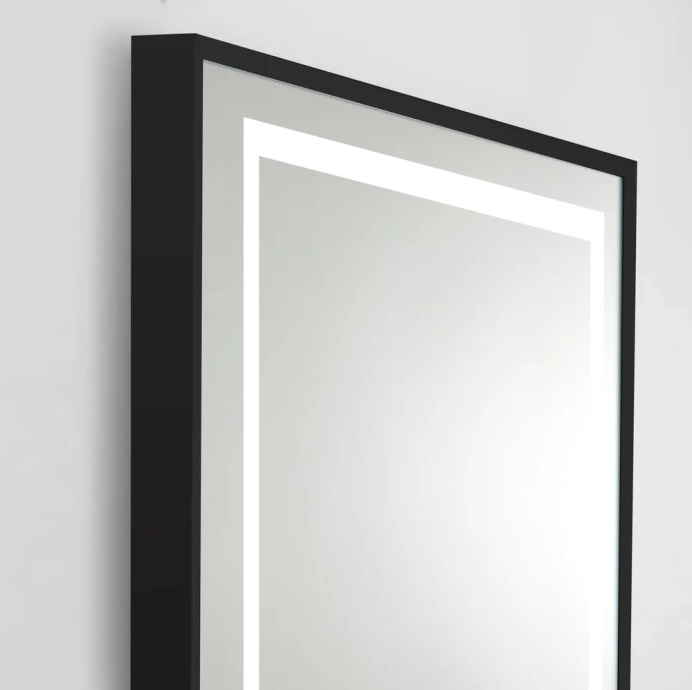 Зеркало BelBagno Kraft 98.5х68.5 с подсветкой, подогревом, черный  SPC-KRAFT-985-685-TCH-WARM-NERO - 1