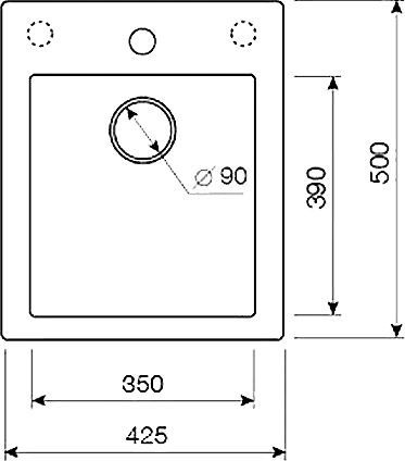 Мойка кухонная Lava Q3 scandic (серый) Q3.SCA - 2