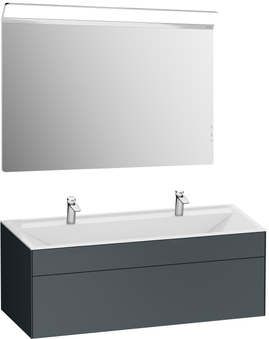 Мебель для ванной Am.Pm Inspire V2.0 120 графит матовый - 0