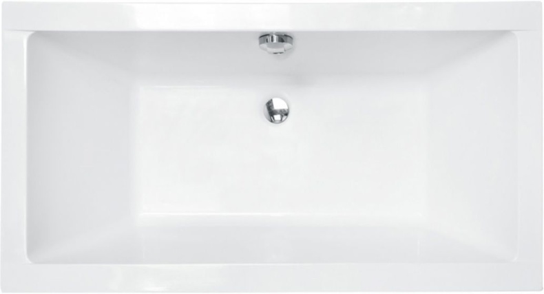 Акриловая ванна Besco Quadro 155x70 WAQ-155-PK - 0