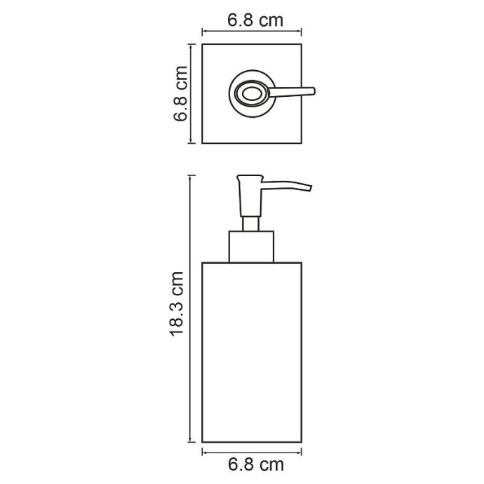 Дозатор для жидкого мыла WasserKRAFT Kammel белый K-9199 - 6