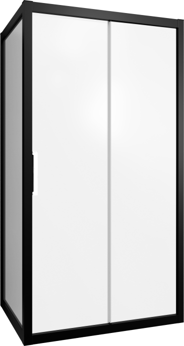 Душевой уголок STWORKI Эстерсунд DE019R80110200 110x80 см профиль черный матовый, стекло матовое 3GW191TTKK000 - 4