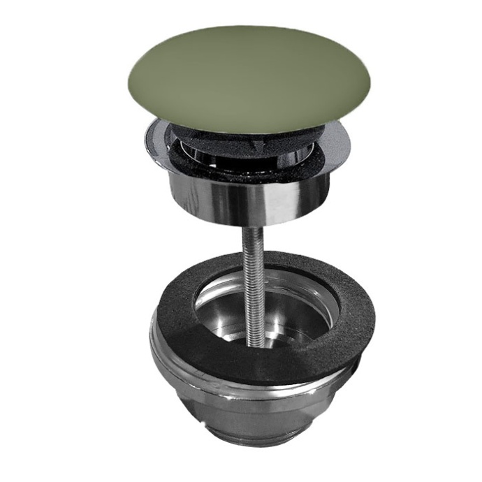 Донный клапан для раковины Kerasan Nolita зеленый матовый  923311 - 0