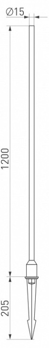 Ландшафтный светодиодный светильник Arlight KT-Champagne-L1200-3W Warm3000 034166 - 3