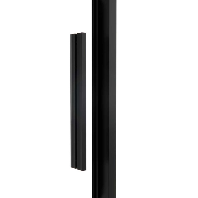 Душевой уголок Vincea Slim Soft 150х90 профиль черный стекло прозрачное  VSR-1SS9015CLB - 8