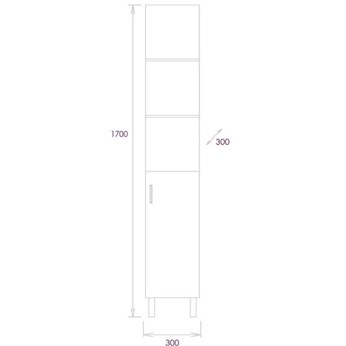 Комплект мебели Onika Тимбер 50 белый матовый/дуб сонома (105034) - 7