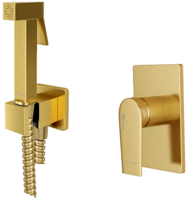 Гигиенический душ Wasserkraft Aisch золото матовый А55094 - 0